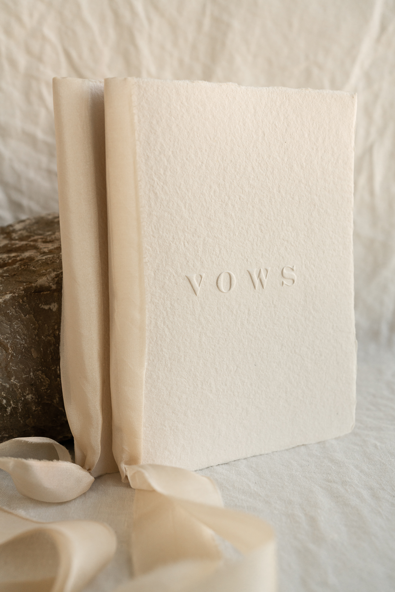 VOW BOOKS Minimalist #2 - embossed booklets on handmade paper 2 VOW BOOKS Minimalist #2 - embossed booklets on handmade paper
